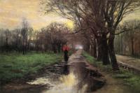 Steele, Theodore Clement - Meridian Street, Thawing Weather